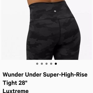 Wunder Under Luxtreme coal camo 28'